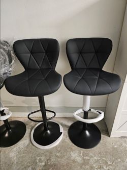 Set of 2  Adjustable Bar Stools have may to choose from