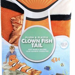 Brand New Clown Fish Tail Blankets