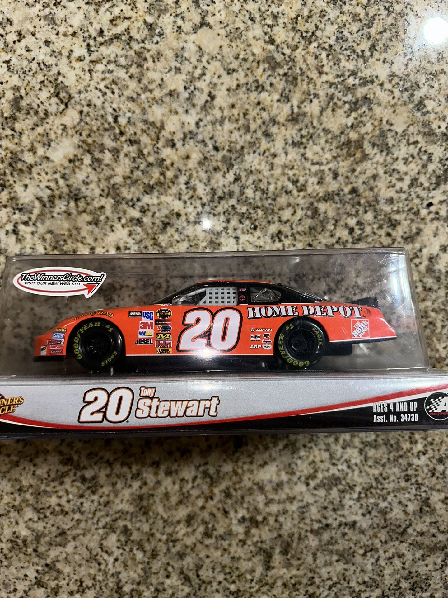 Action 2002 Pontiac Grand Prix #20 Tony Stewart Home Depot 1:24