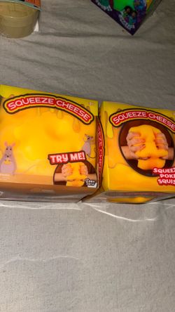 Squeeze cheese squishy viral cheese