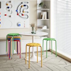 Set Of 5 Kids Stackable Stools