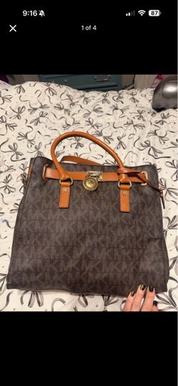 MK brown large purse