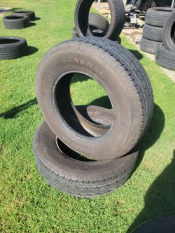 PAIR OF 255/70/17 GENERAL GRABBER TIRES