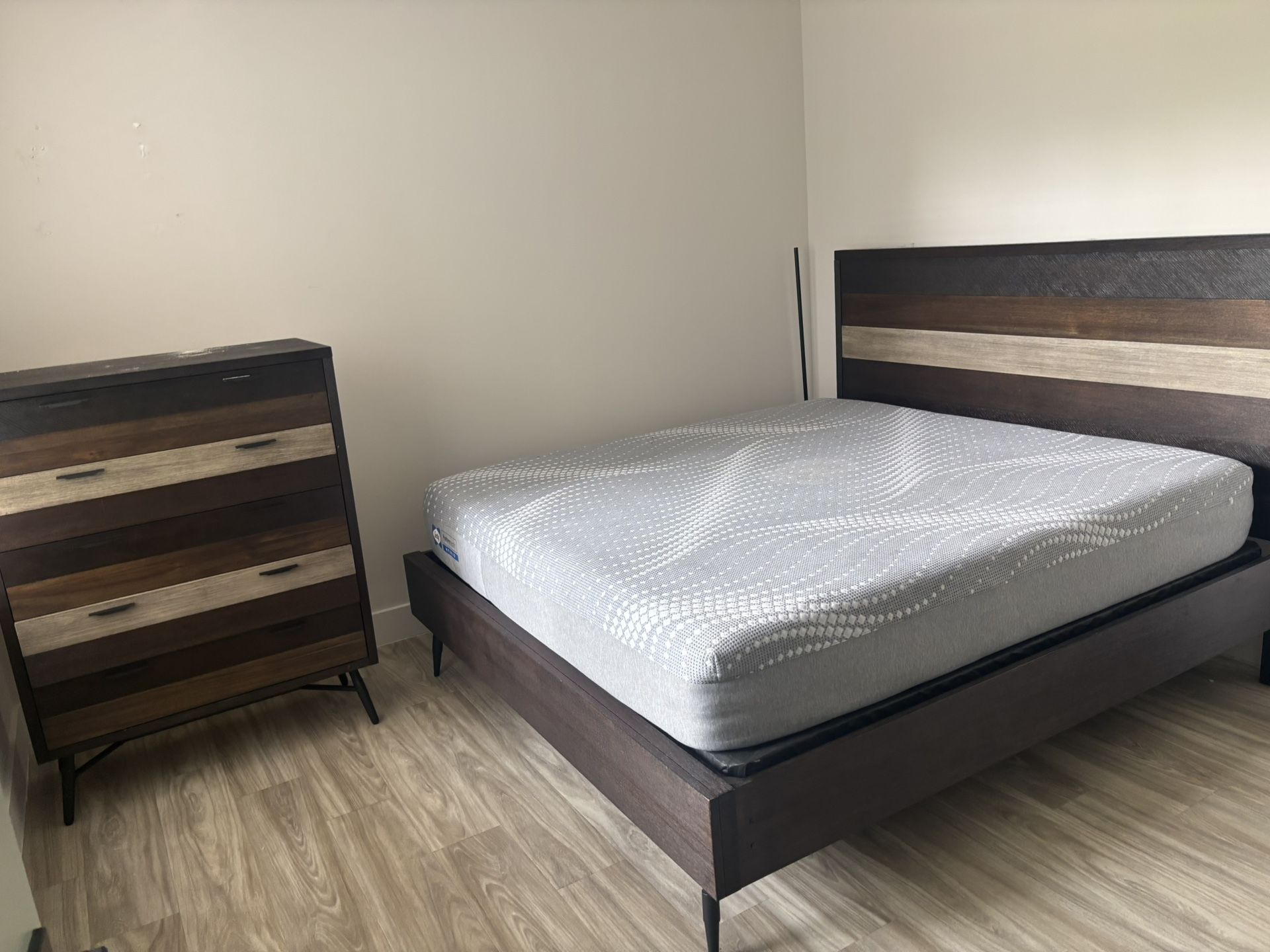 King Size Bed Frame + Mattress