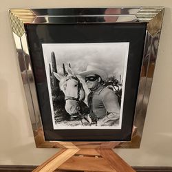 The Lone Ranger & Dusty Framed Photo