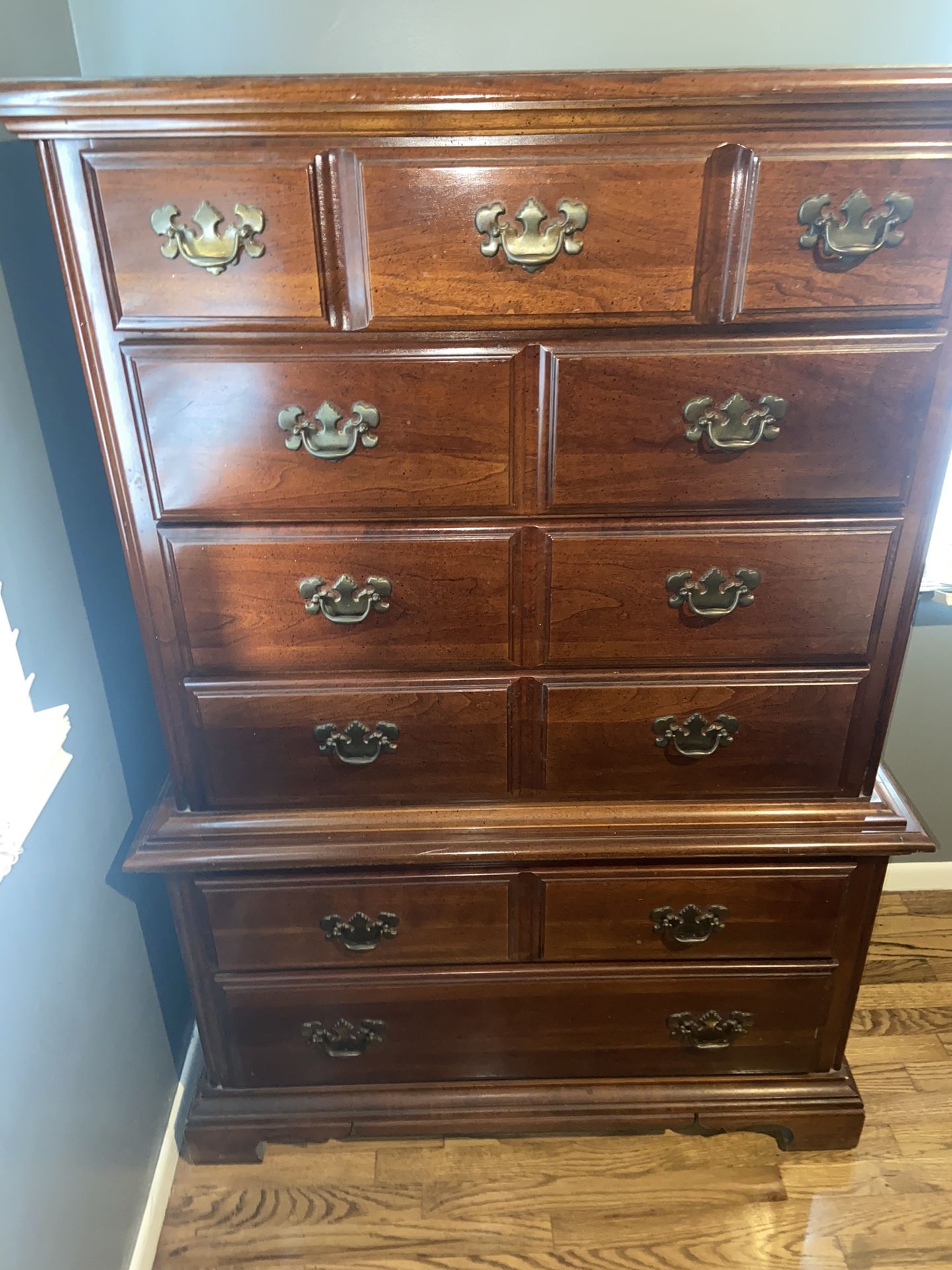 Cherry High Boy Chest