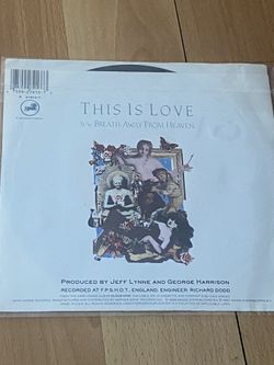 1987 Dark Horse Records Breath Away From Heaven/