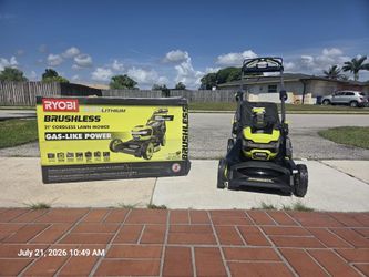 RYOBI 40V HP Brushless 21" Self-Propelled Lawn Mower (7.5Ah Battery + Charger + Box) - Like New