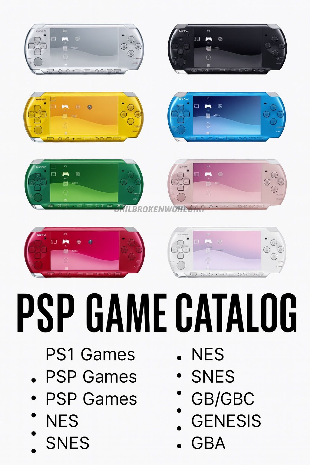 ๐ฅ Jailbroken Sony PSP โ Preloaded with 1000+ Games | Plug & Play Retro Beast ๐ฅ