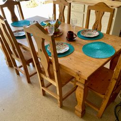 Mexican/Southwest, boho dinning table
