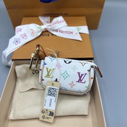 Louis Vuitton x Takashi Murakami Micro Pochette Bag Charm