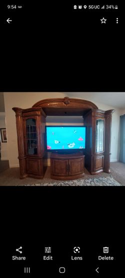 Large Heavy Entertainment Center