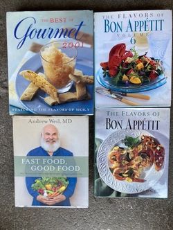 10 cookbooks various kinds
