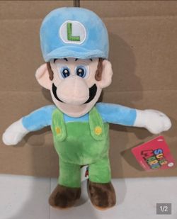Luigi Ice Plush Doll Super Mario 12 Inch