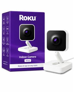 Roku Wired Indoor Security Camera 1080p