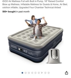 Idoo Queen Built In Pump 