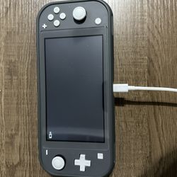 Nintendo Switch Lite- Gray Like New 