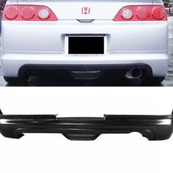 For 05 06 Acura RSX Coupe Mugen PU Rear Bumper Lip Spoiler