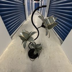 Vintage Antique Lotus Flower Lamp