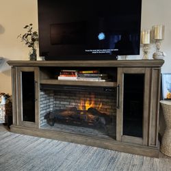 Electric fireplace/Tv stand 