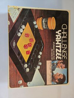 Vintage Challenge Yahtzee Odd Couple Game - Unused Contents