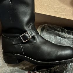 Vintage Chippewa Biker/engineer Boots Like New