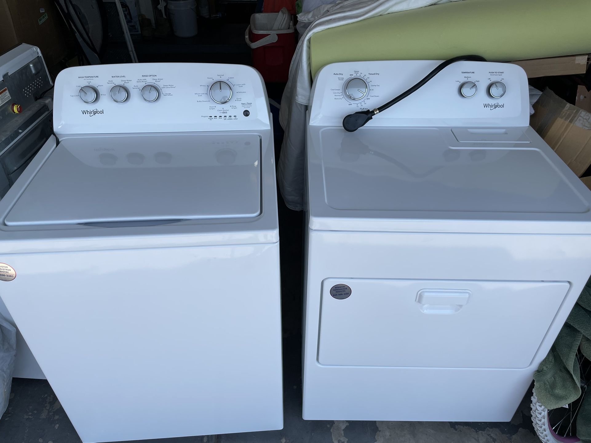 Whirlpool Washer & Dryer