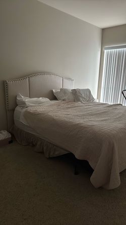 California King Mattress + frame + headboard has to go now!