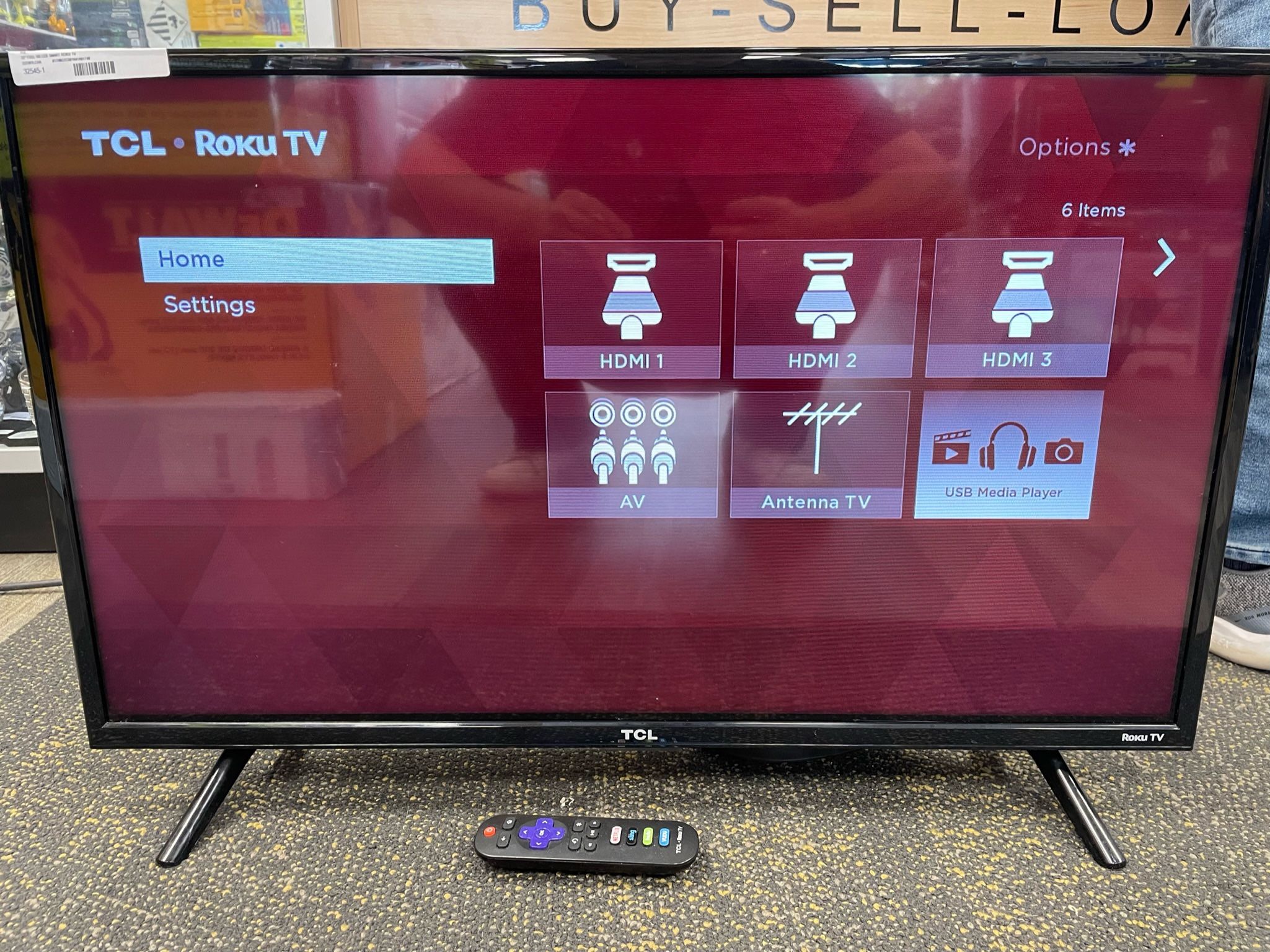 TCL 32S301LCAA 32” FULL HD LED SMART ROKU TV