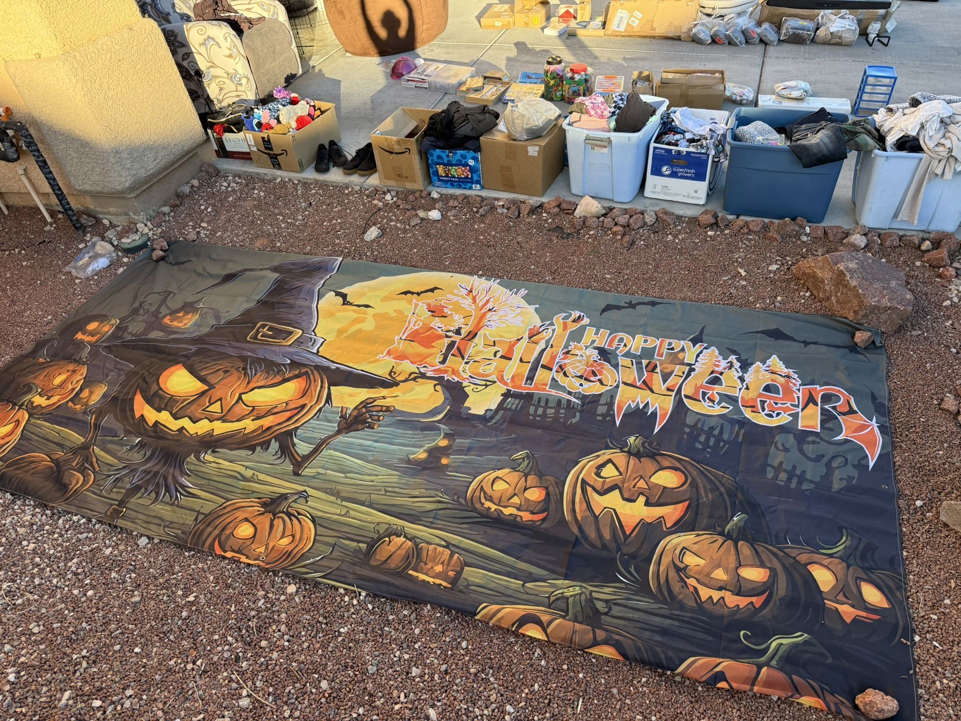 6X8 Halloween Garage Door Cover