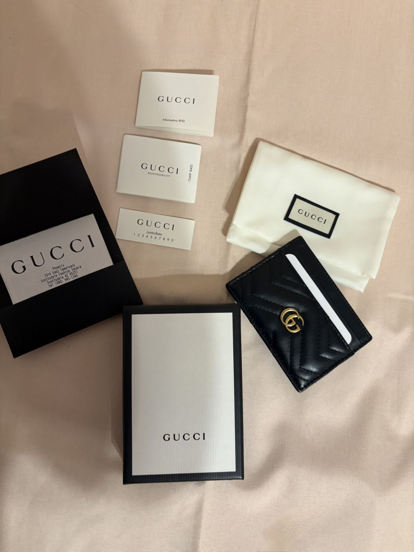 GG MARMONT CARD CASE