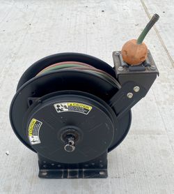 Hannay N416 Spring Welding Reel Kit With 50 ft x 3/8 in Grade R Hose Retractable $795 OBO