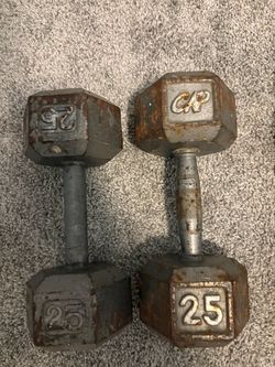 25 LBS Dumbells
