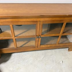 Wood TV Stand / Media Console Cabinet
