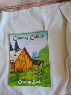 Country Cabin Coloring Book 