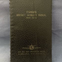 Standard Aircraft Workers' Manual: Fletcher Aircraft Schools, 1941 6th Ed. 3rd