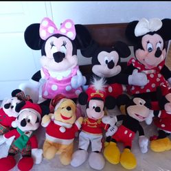 Bundle Of Disney Mickey Mouse Plushes