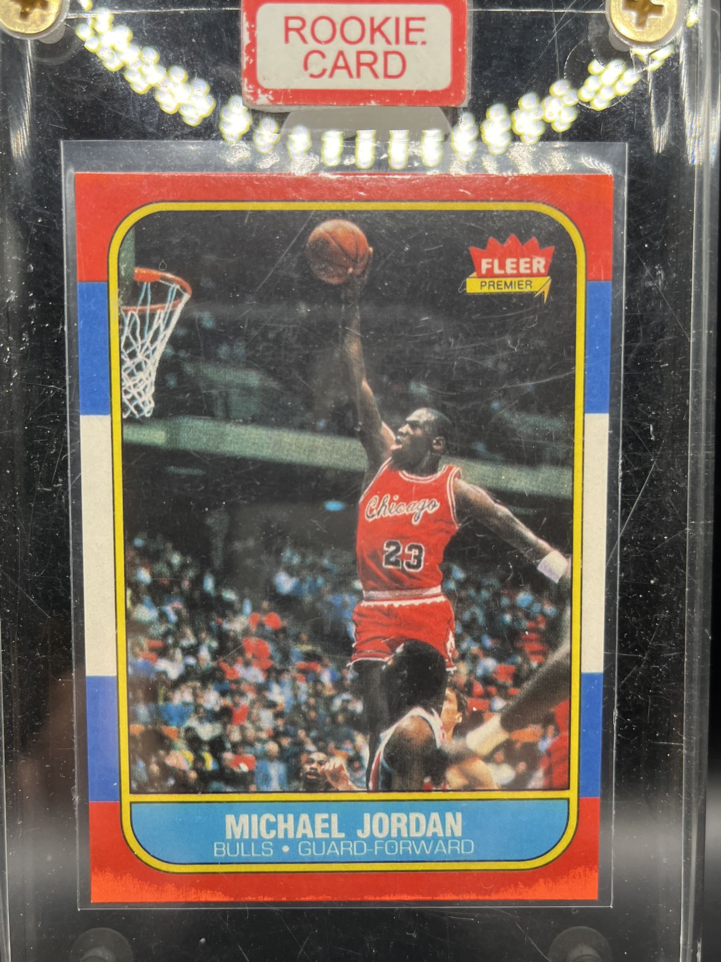 Michael Jordan Fleer Rookie Card (plz Rd Description) 
