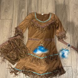 Pocahontas Native American Costume - Girls - Large