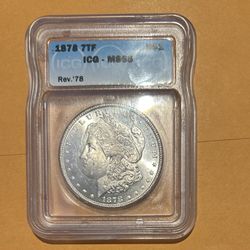 1878 7Tailfeathers Morgan Dollar