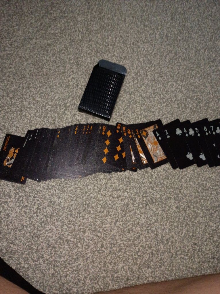 24K Gold Foil Playing Cards