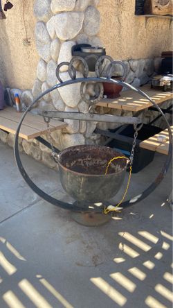 Vintage cast iron yard decoration