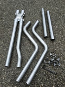 Dodge Challenger Dual Exhaust 3 Inch - Mandrel Bent, Straight, Brand New
