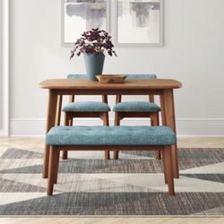 Table With Chairs And Bench