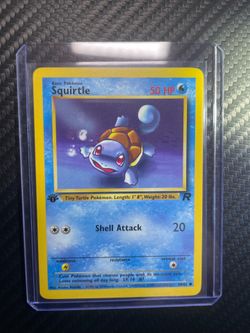 Pokémon Cards Squirtle Team Rocket