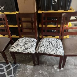 4 Wood Chairs- FREE 