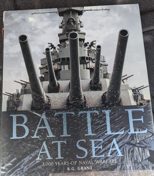 New hardcover in plastic "Battle at Sea" book
by: R. G. Grant