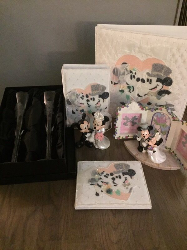 Mickey and Minnie wedding items