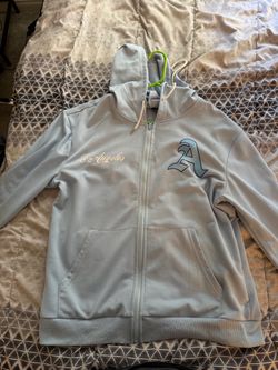 Baby Blue Los Angeles Jacket Zip Up M