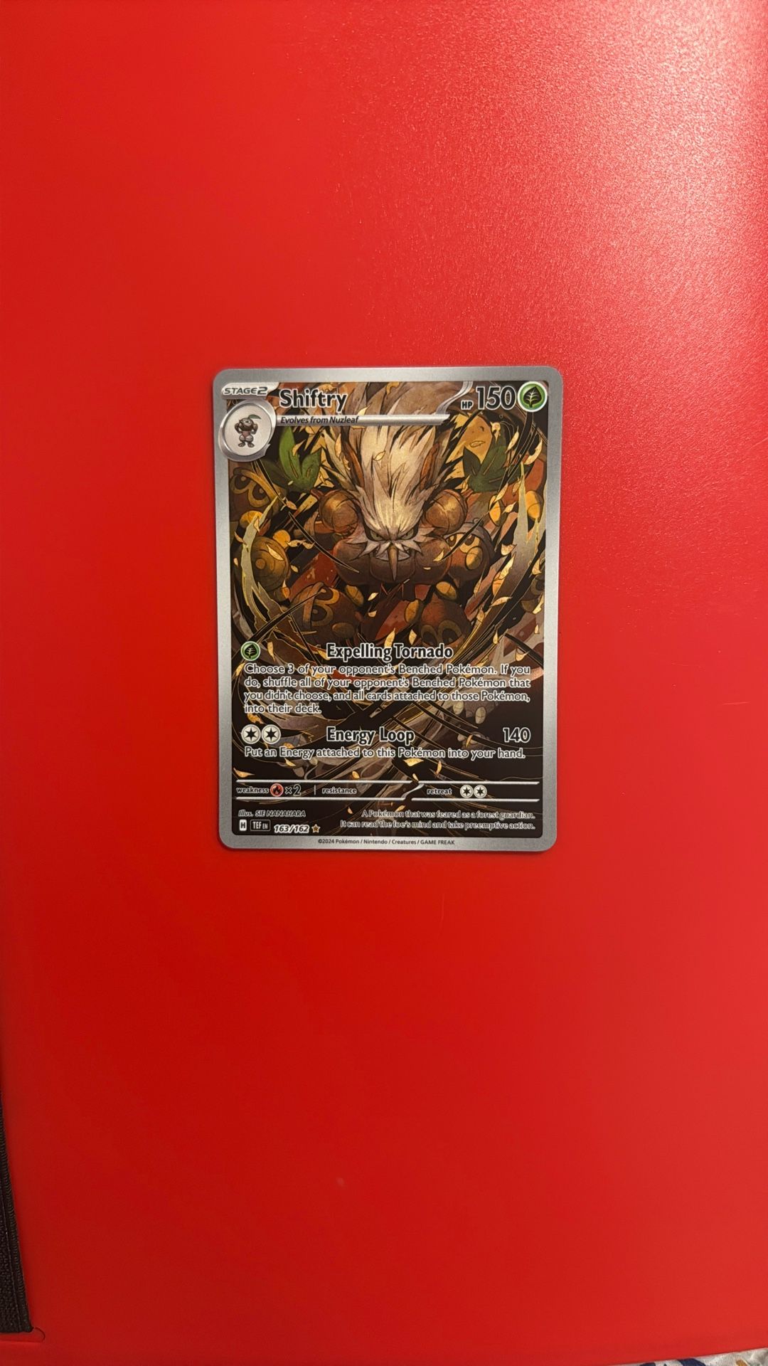 Shiftry Pokemon Card